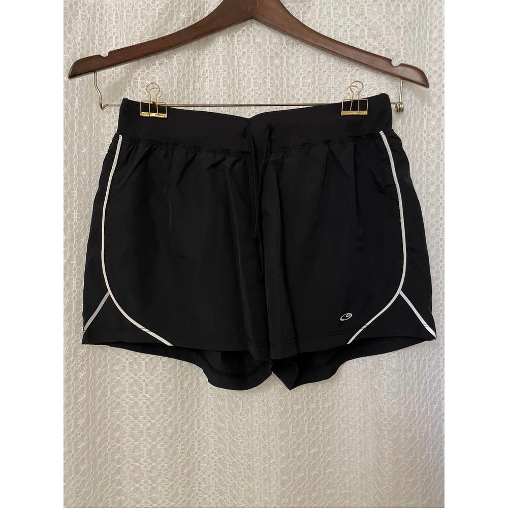 Champion - Women's Black / White Running Shorts - S